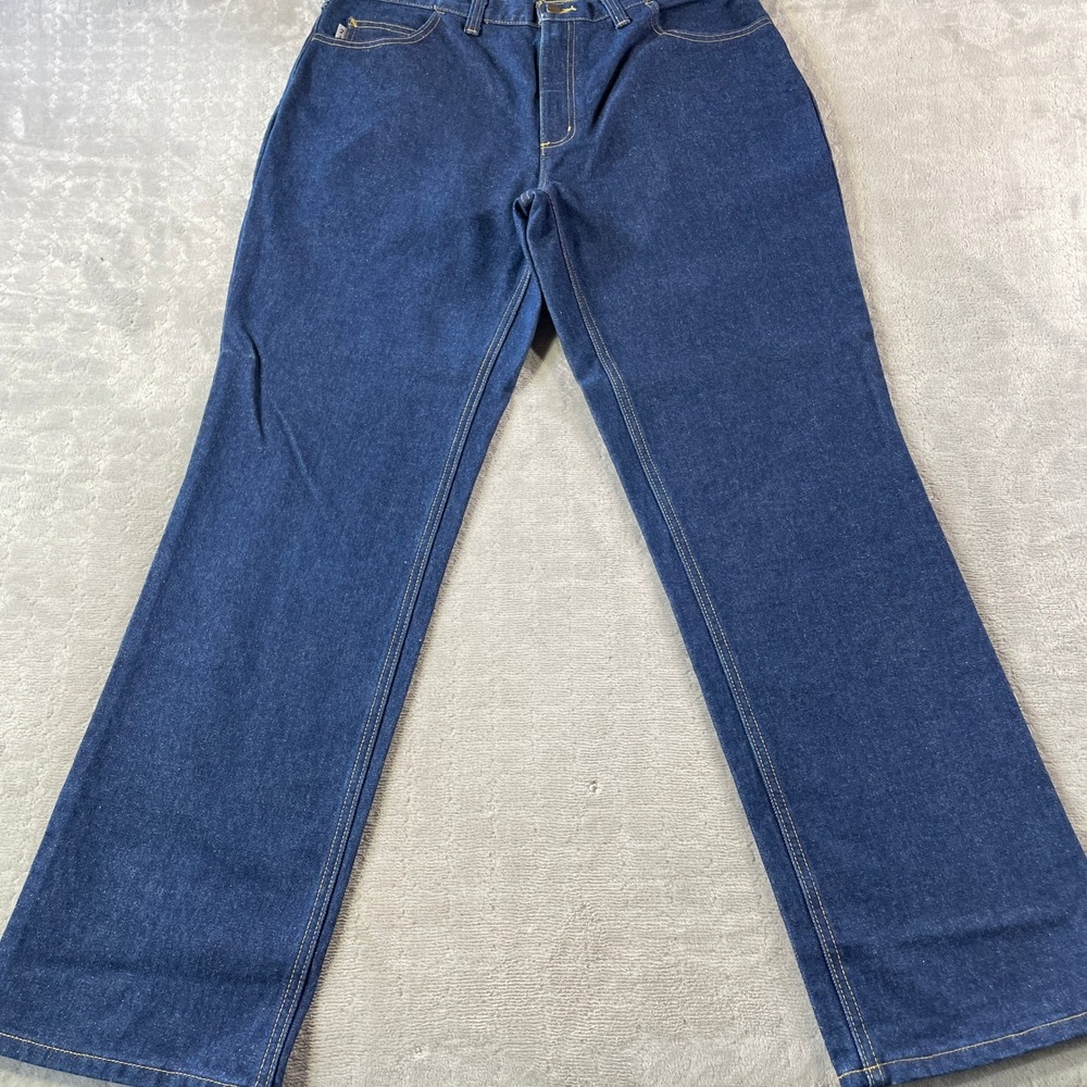Carhartt FR Jeans 38x34 Dark Wash Flame Resistant HRC 2 Welding Workwear